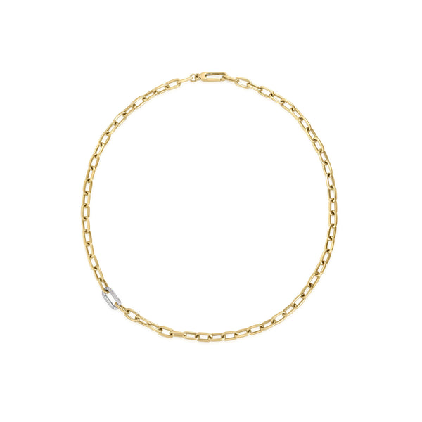 Diamond Link Chain Necklace