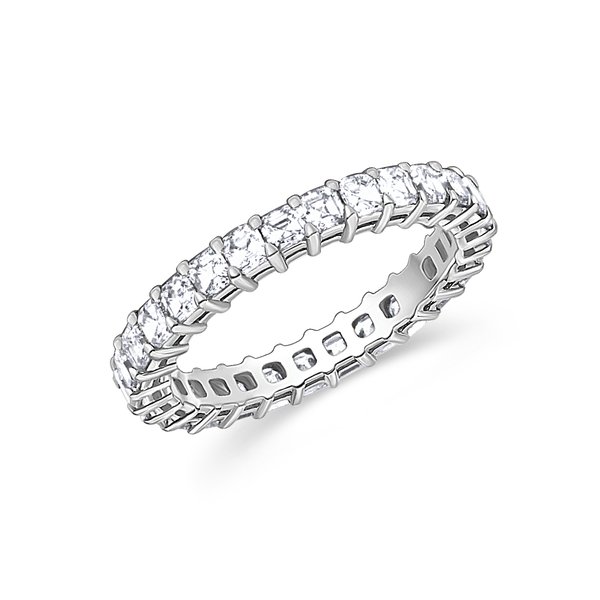 Asscher Cut Diamond Eternity Band | 1.94tw