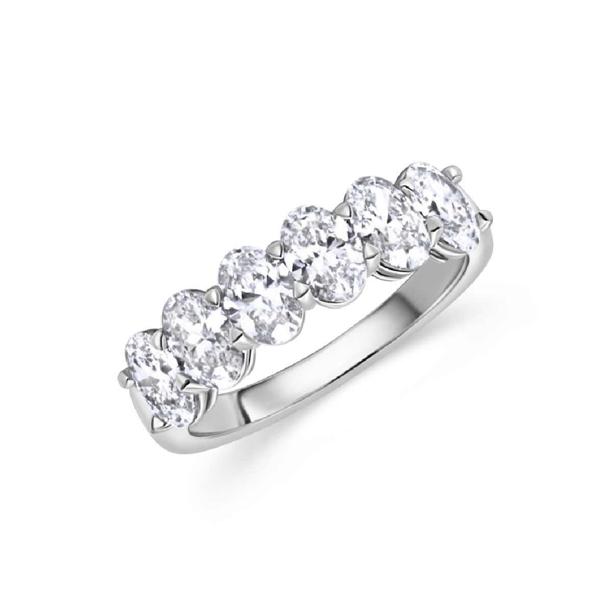 Oval Cut Diamond Band | 1.91tw