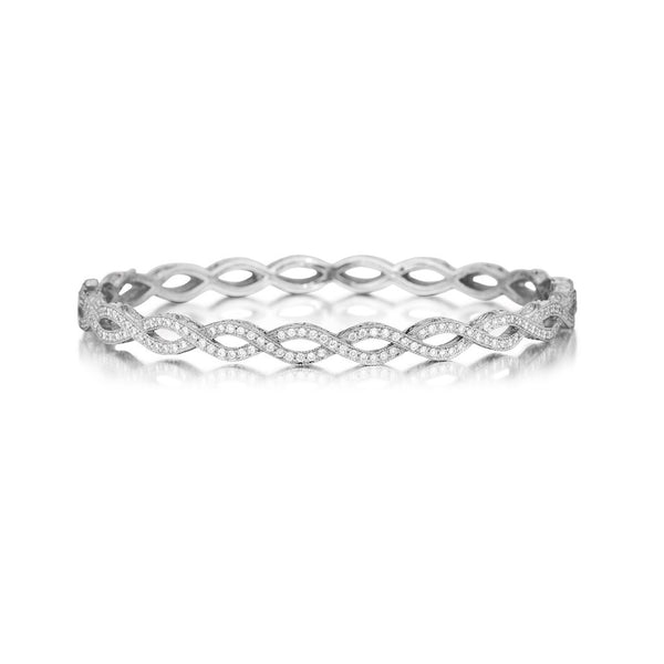 Diamond Infinity Bangle