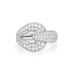 Diamond Loop Ring