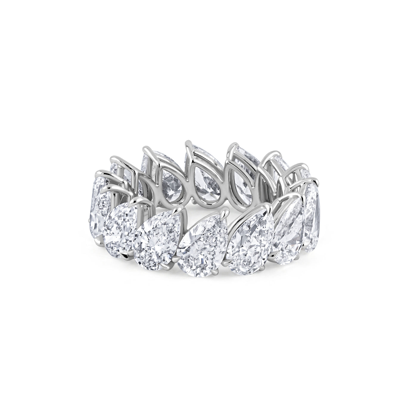 Slanted Pear Shape Diamond Eternity Band | 9.97tw