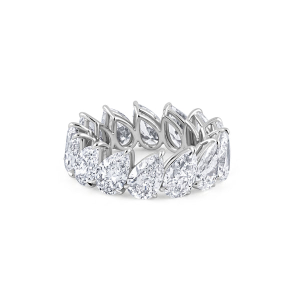 Slanted Pear Shape Diamond Eternity Band | 9.97tw