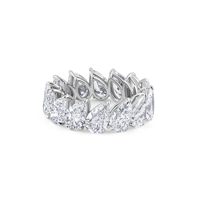 Slanted Pear Shape Diamond Eternity Band | 9.97tw