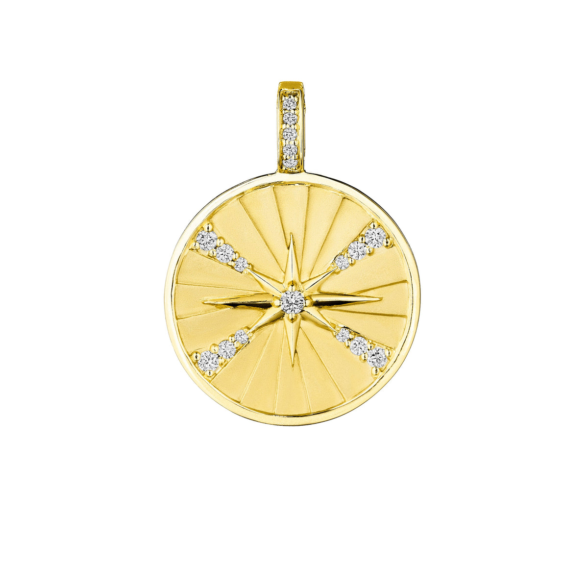 Diamond Round Enhancer with Diamond Star | .17tw