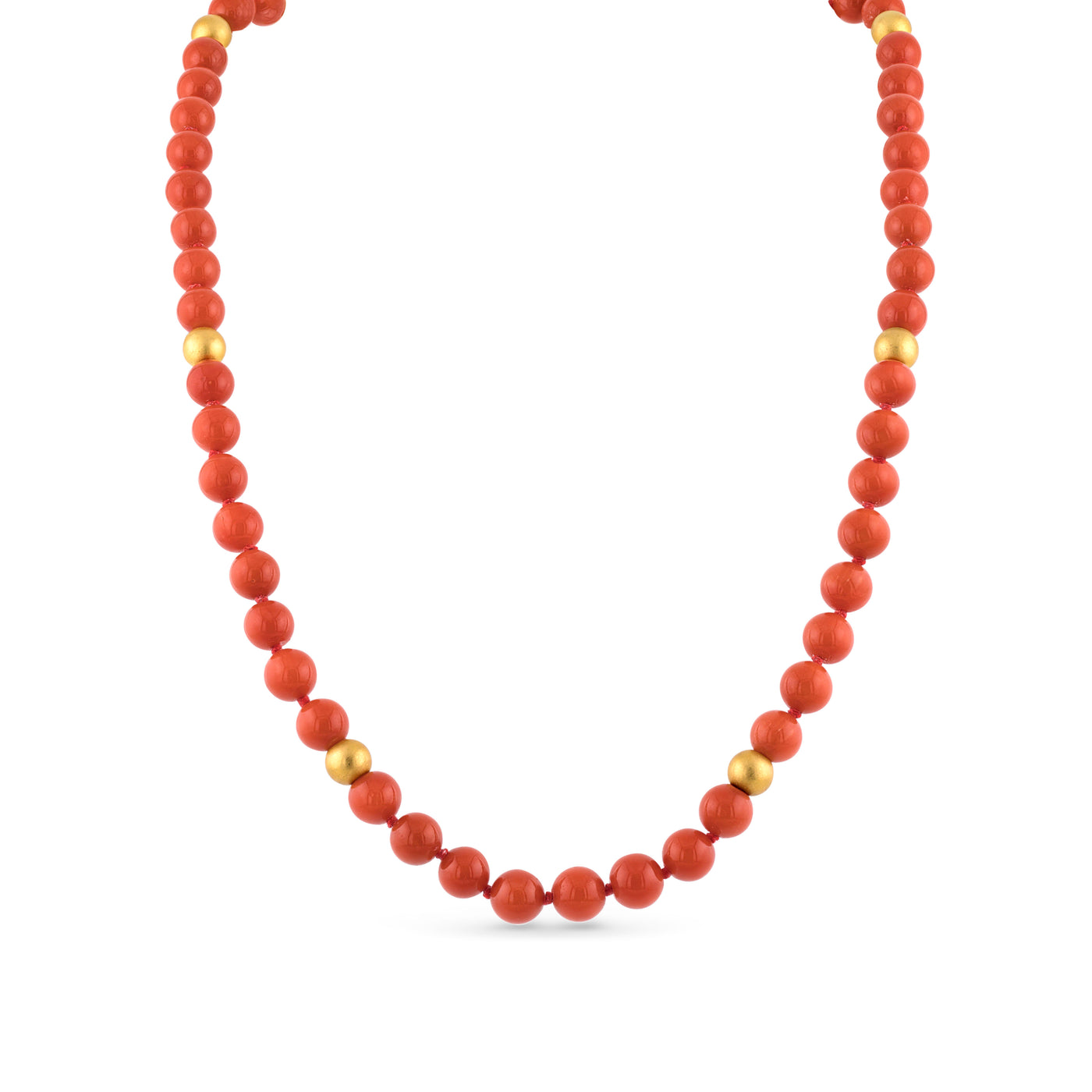 Coral Bead Necklace