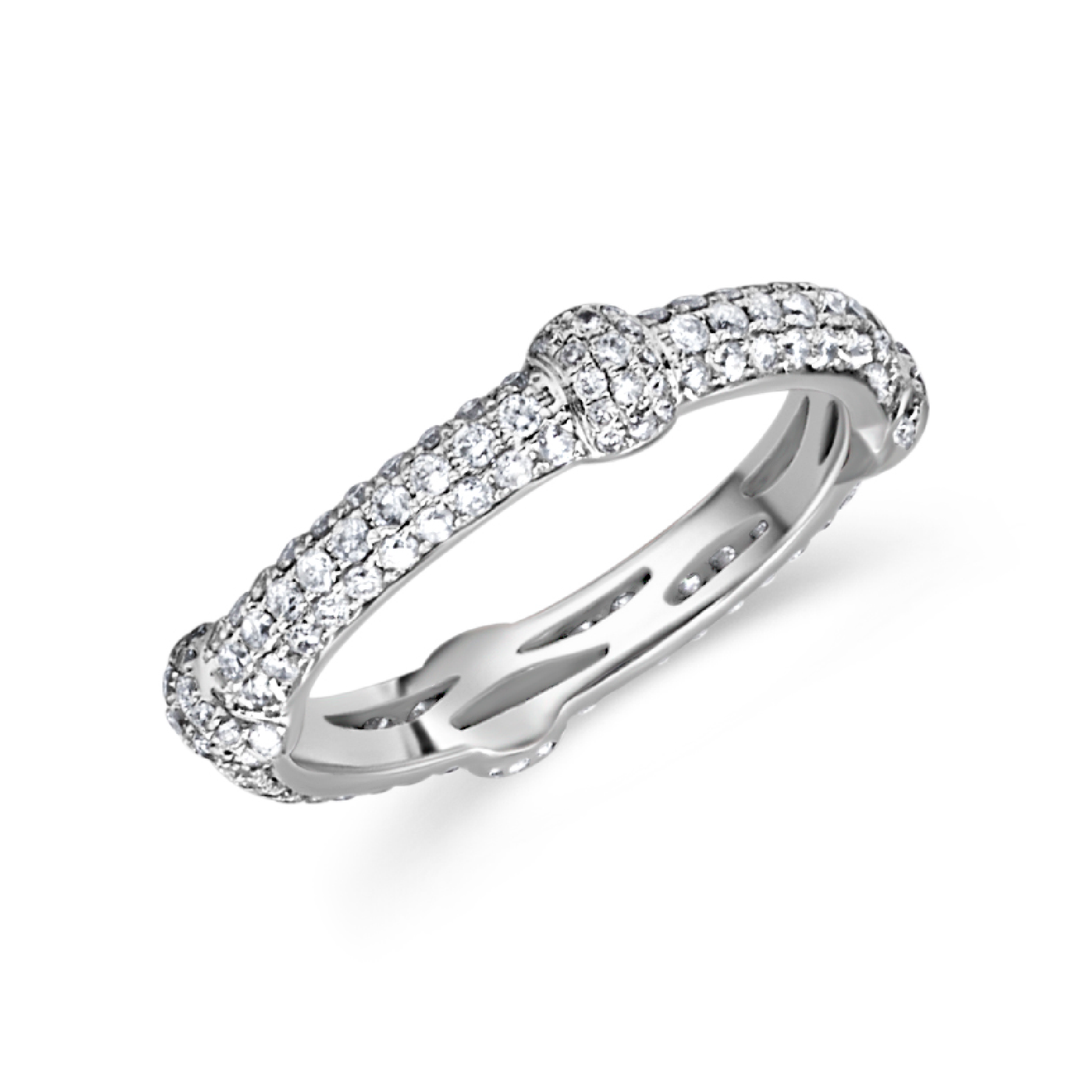 Diamond Pavé Eternity Band | .98tw