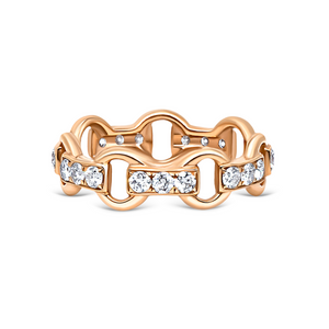 Chain-Link Diamond Band
