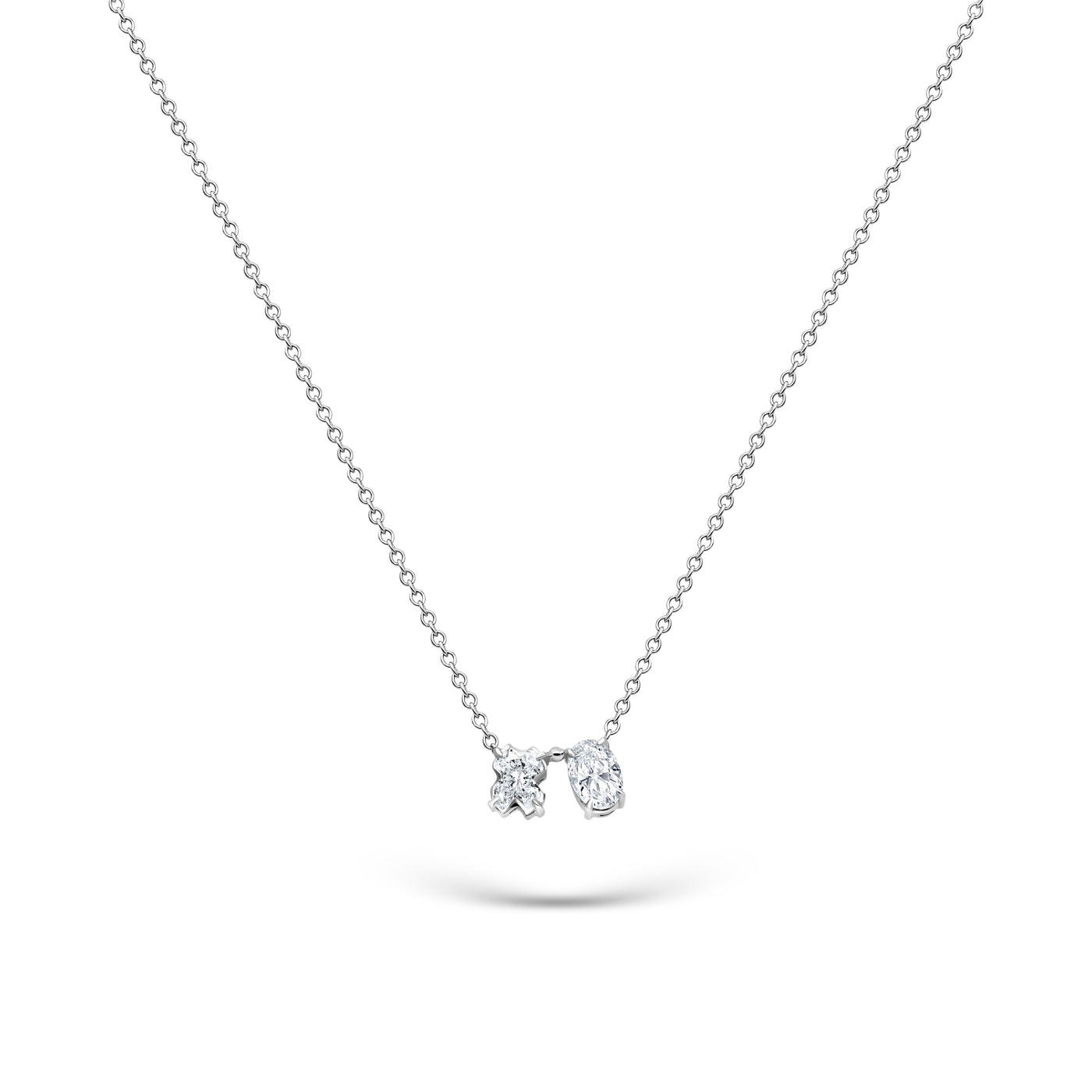 Diamond "XO" Necklace