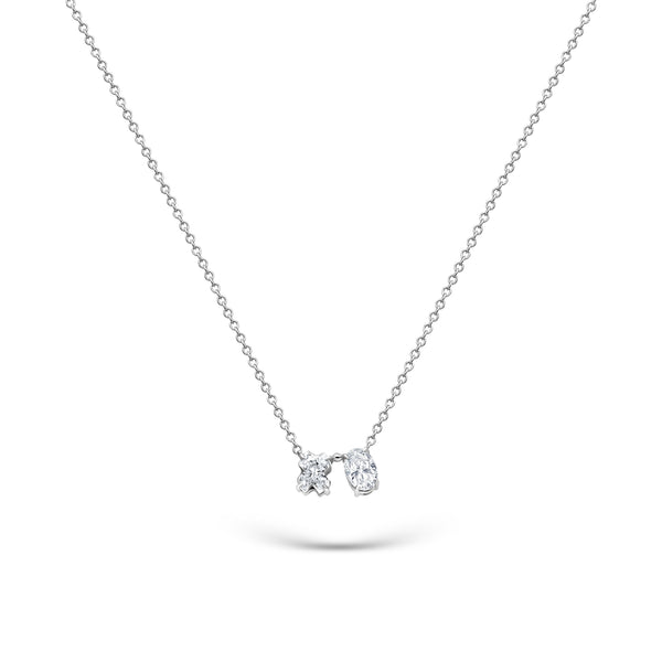 Diamond "XO" Necklace