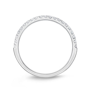 Round Diamond Half Eternity Band | .27tw