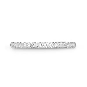 Round Diamond Half Eternity Band | .27tw