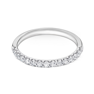 Round Diamond Half Eternity Band | .36tw