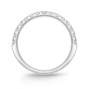 Round Diamond Half Eternity Band | .53tw