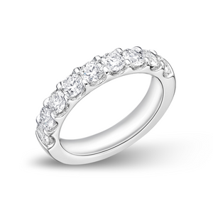 Round Diamond Half Eternity Band | 1.50tw