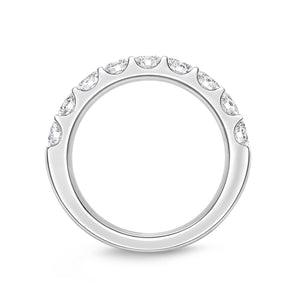 Round Diamond Half Eternity Band | 1.50tw