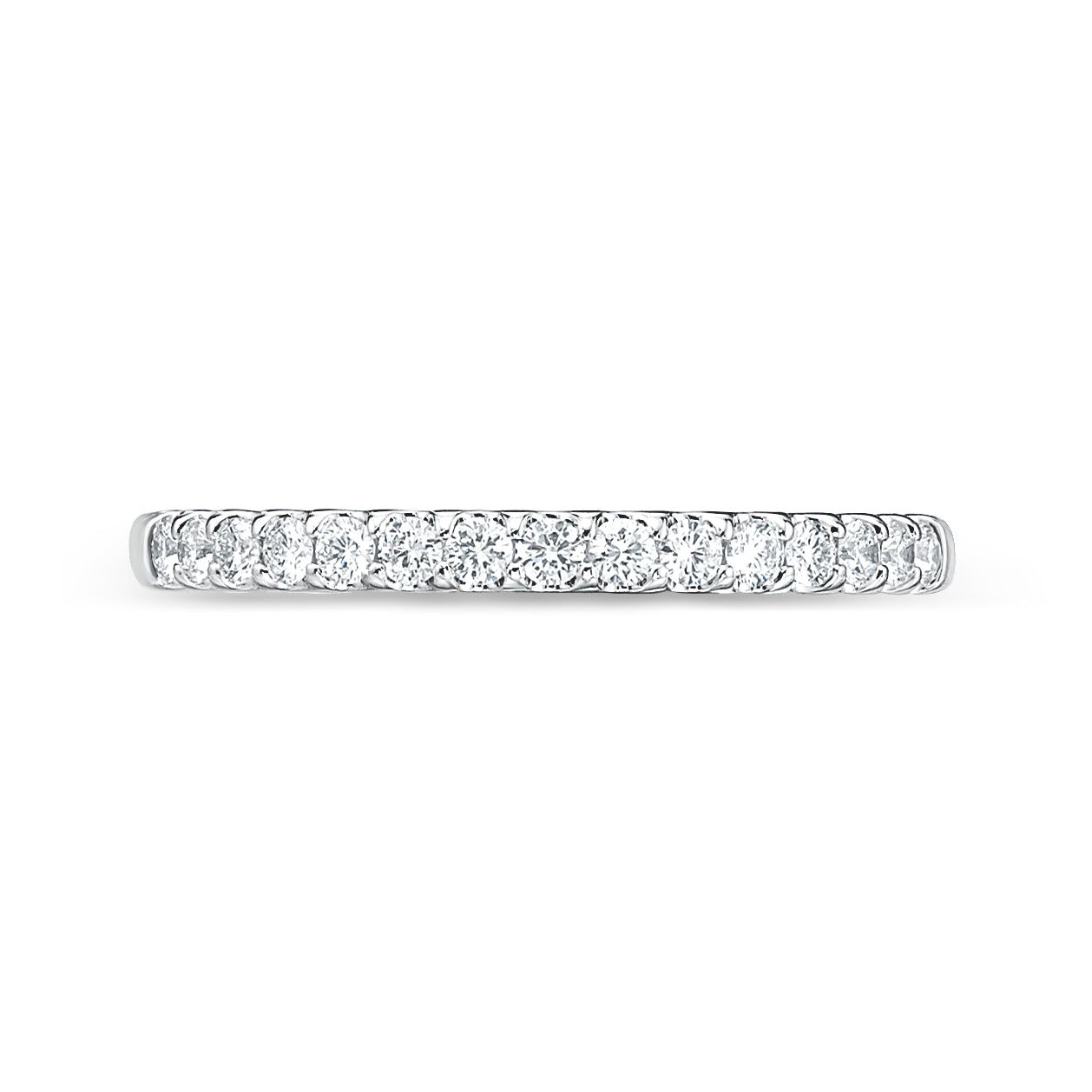 Round Diamond Half Eternity Band | .28tw