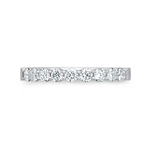 Round Diamond Half Eternity Band | .53tw