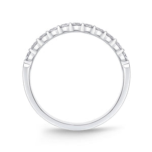 Round Diamond Half Eternity Band | .36tw
