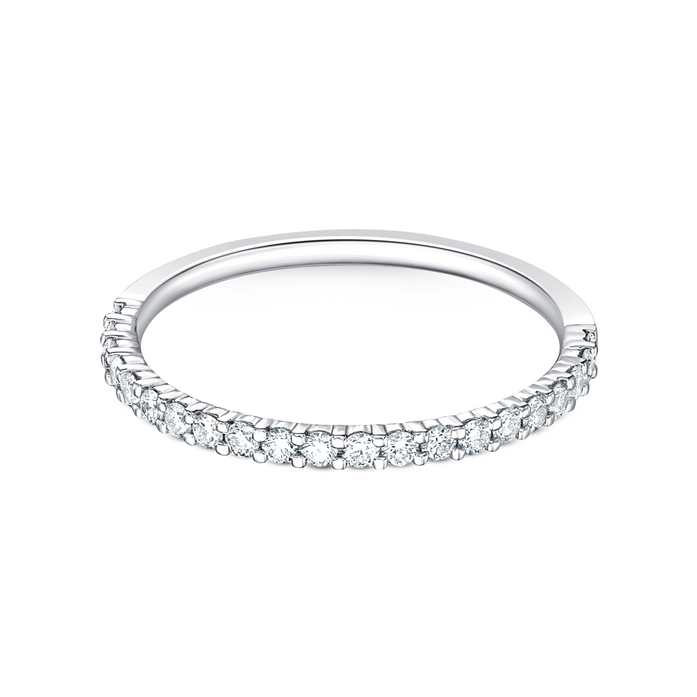Round Diamond Half Eternity Band | .25tw