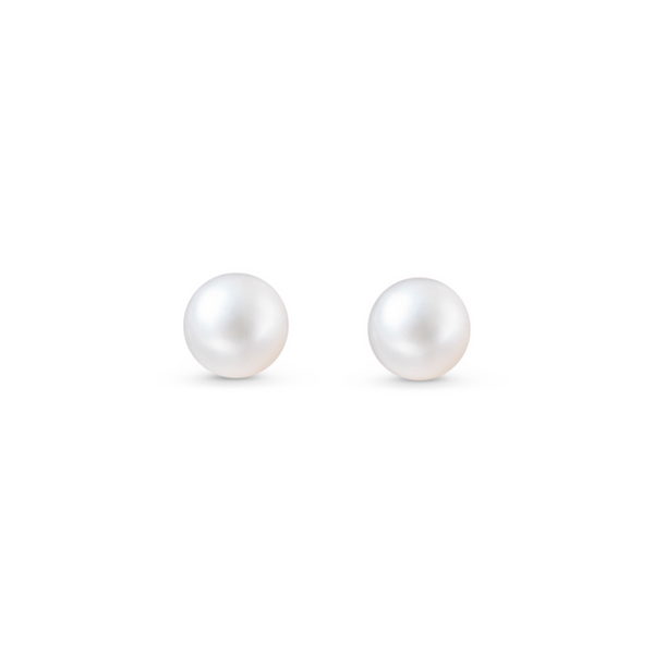 Delicate Pearl Stud Earrings