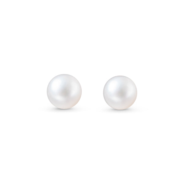 Medium Pearl Stud Earrings