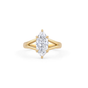 Marquise Diamond Split Shank Solitaire Engagement Ring | 2.02ct