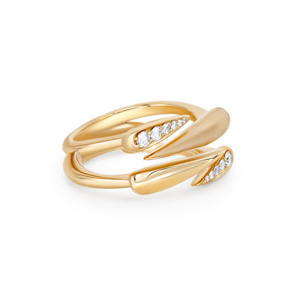4 Pointed Bar Diamond Ring
