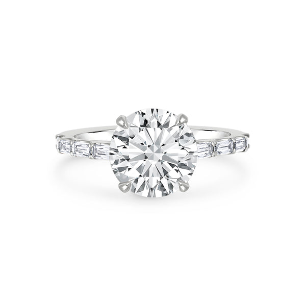 Round Brilliant and Alara Diamond Ring | 3.50tw
