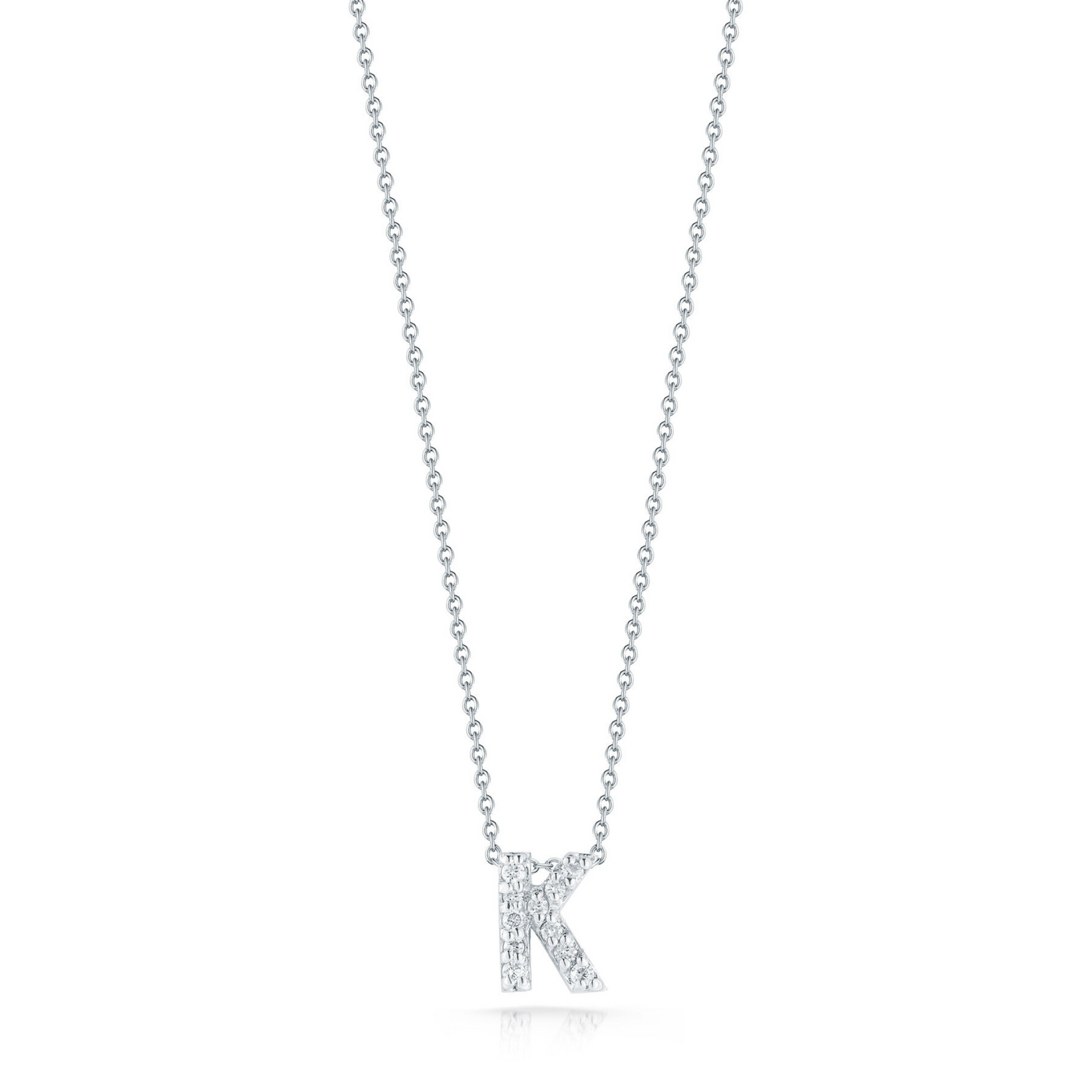 Diamond Love Letter "K" Necklace