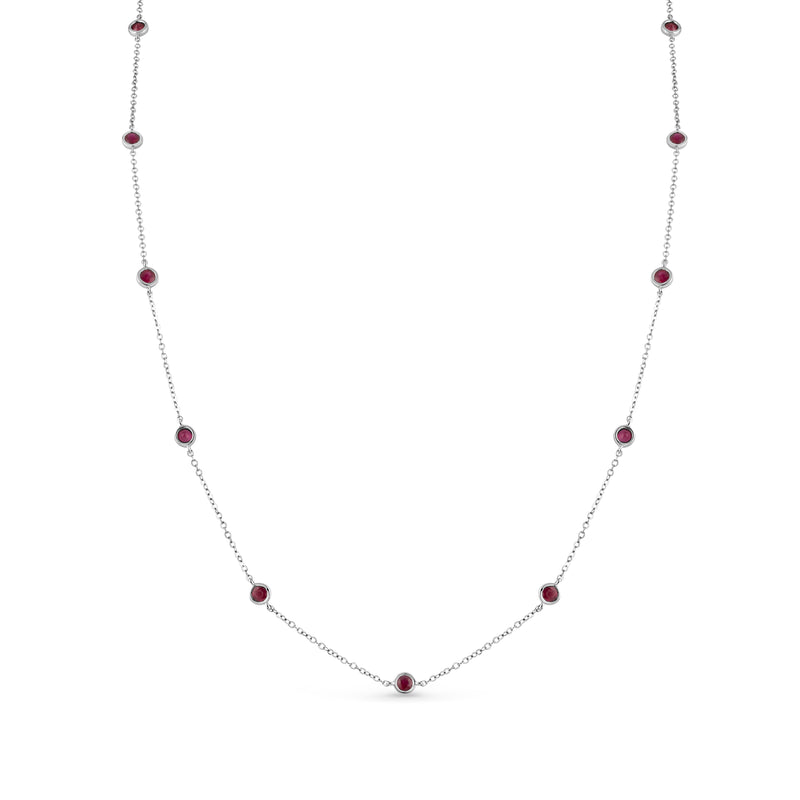 Ruby by the Yard Necklace | 1.45tw
