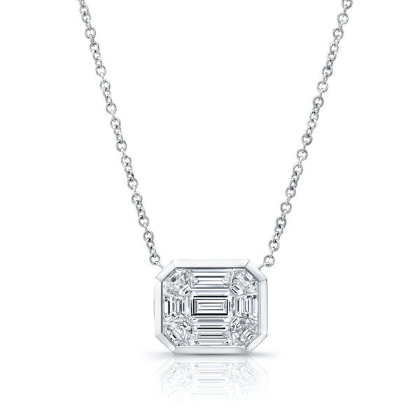 Mix Shape Kaleidoscope Diamond Pendant