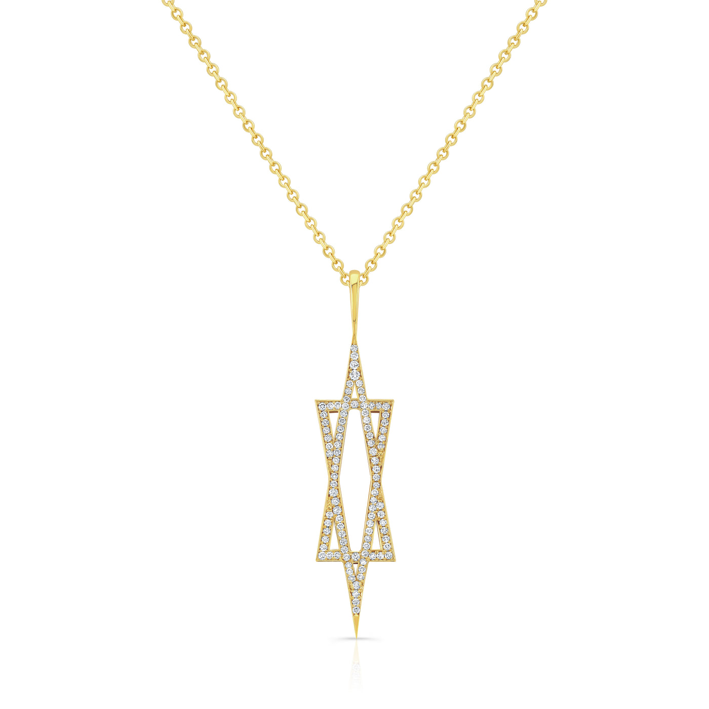 Diamond Star of David Pendant | 0.28tw