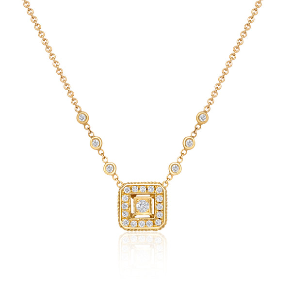 Square Diamond Pendant | .69tw