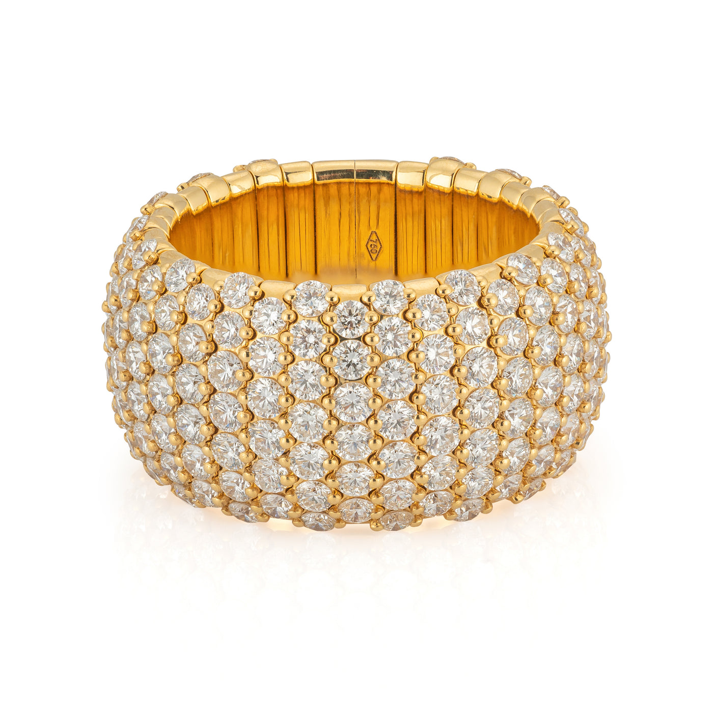 Wide Diamond Stretch Band | 6.18tw