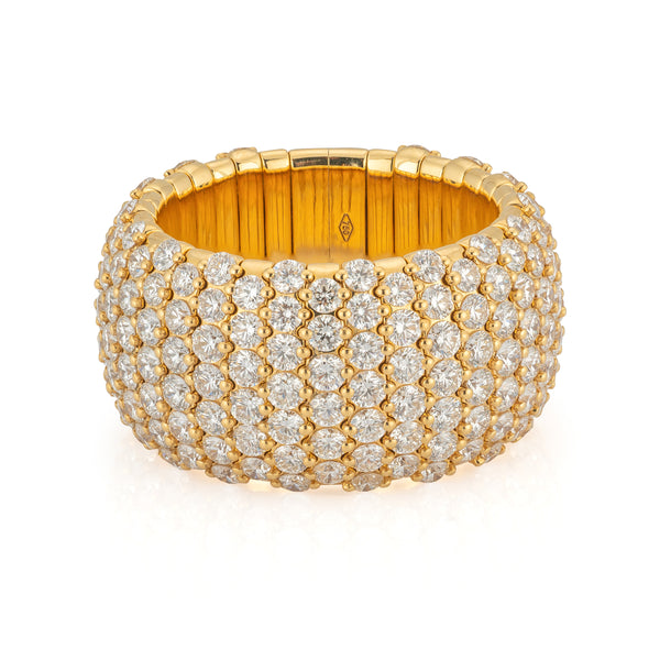Wide Diamond Stretch Band | 6.18tw