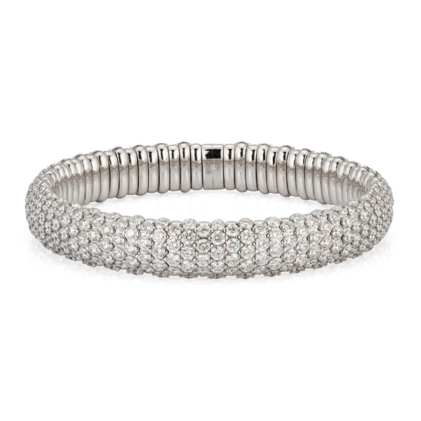 Five Row Diamond Stretch Bracelet | 13.28tw