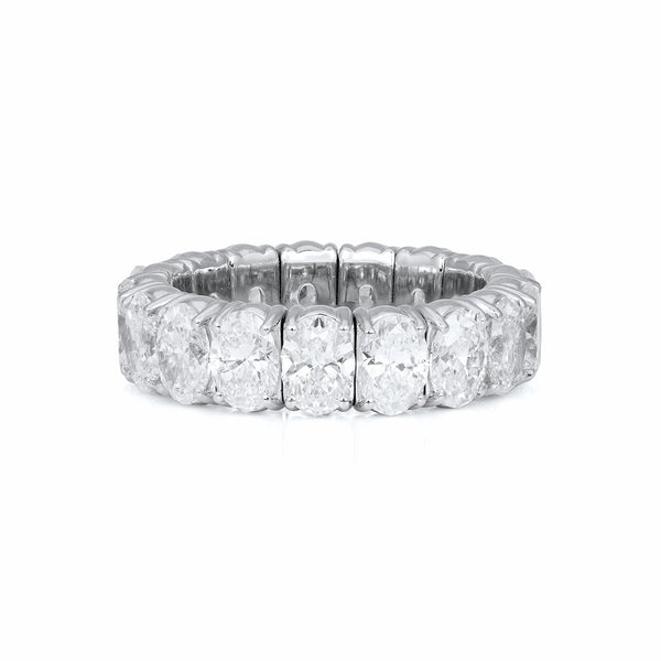 Oval Diamond Stretch Eternity Band | 5.15tw