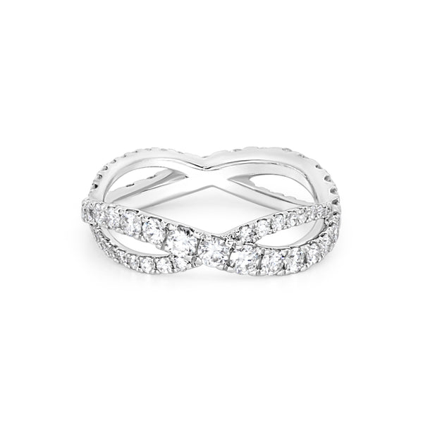 Diamond Infinity Eternity Band