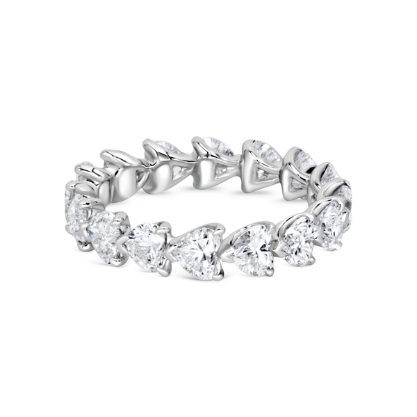 Heart Shape Diamond Eternity Band | 3.05tw