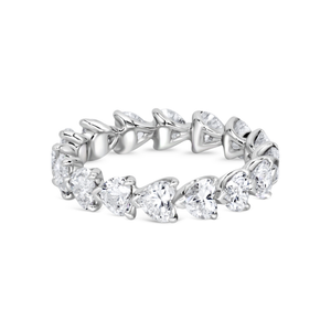 Heart Shape Diamond Eternity Band | 3.05tw