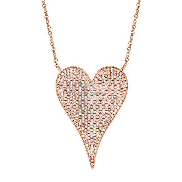 Diamond Heart Pendant | .83tw