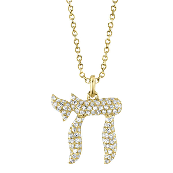 Diamond Chai Pendant