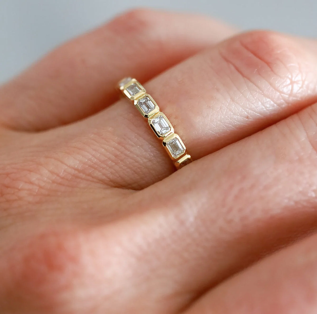Emerald Cut Diamond Band | 1.19tw