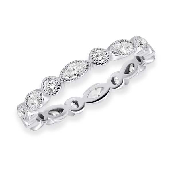 Milgrain Set Diamond Eternity Band | 1.22tw