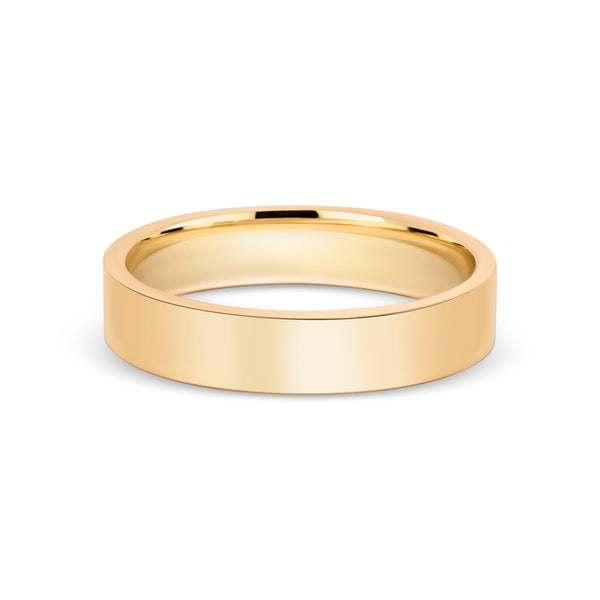 Classic Flat Gold Band
