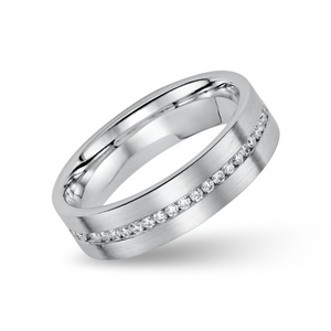 Diamond Pavé Center Band