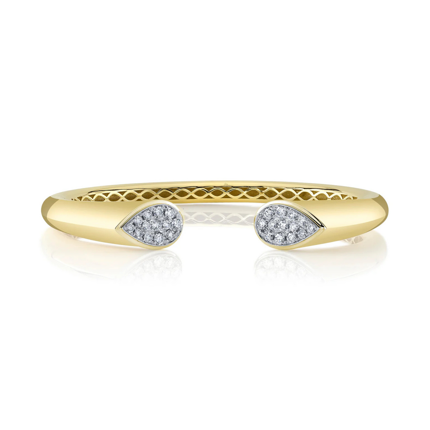 Pear Taper Diamond Bangle