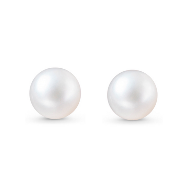 Bold Cultured Akoya Pearl Stud Earrings