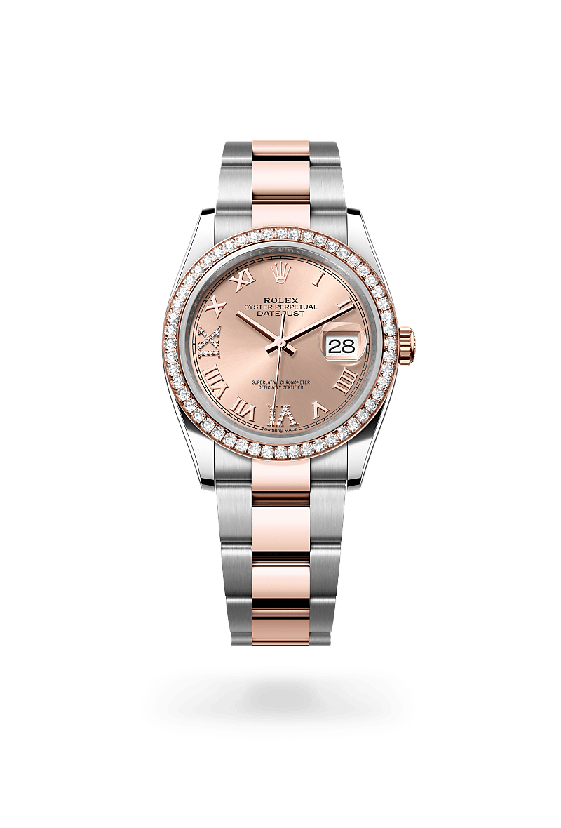 Rolex Datejust 36 in Everose Rolesor and Ros̩-colour Dial, M126281RBR-0016 | Polacheck's Jewelers
